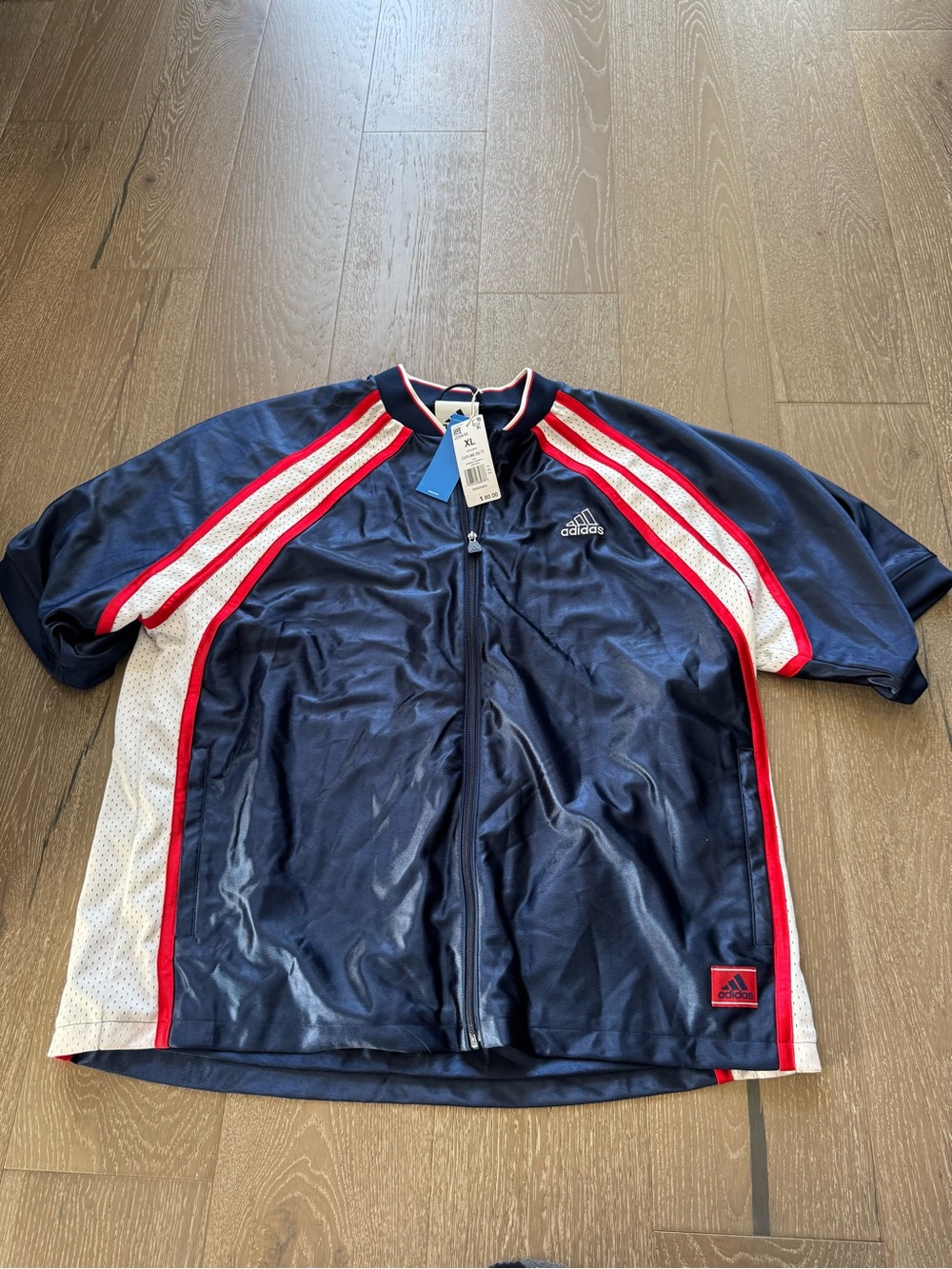 Adidas cutline Men's Navy Red & White Track Jacket